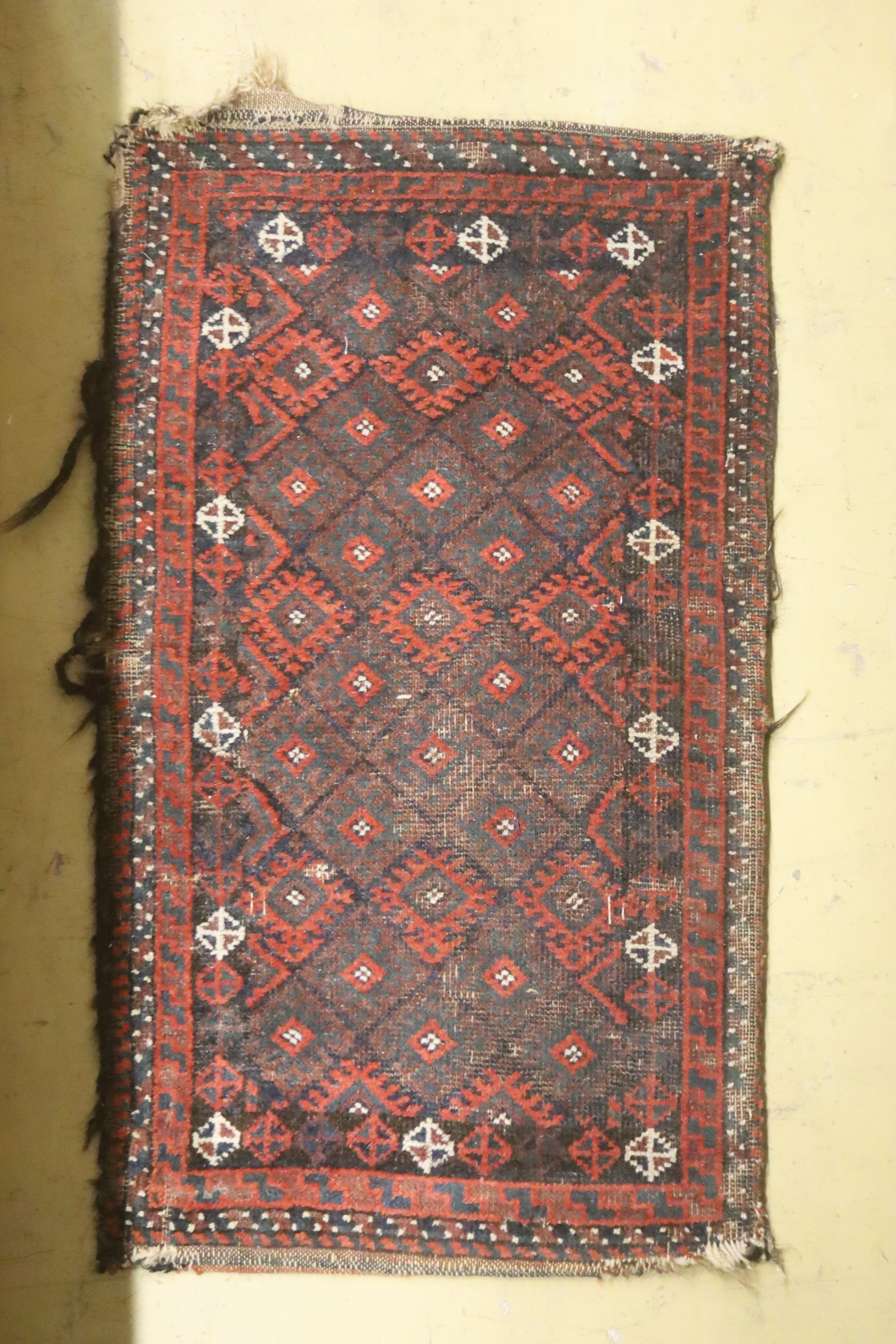Ten items - Middle Eastern textiles, carpet bags